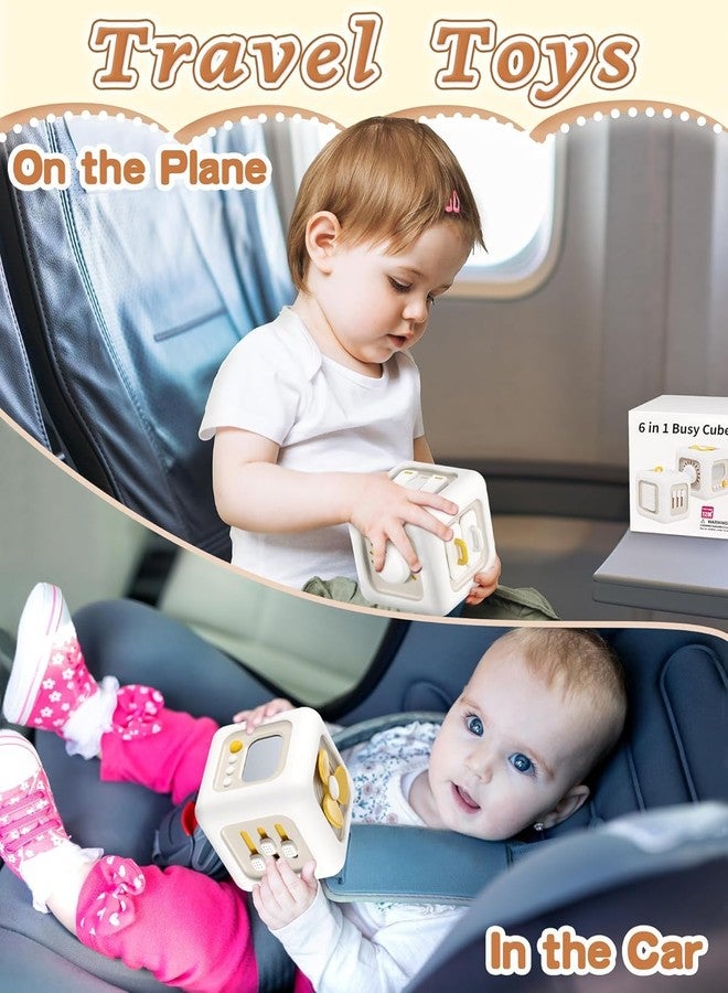 Bitnex 6 in 1 Busy Cube Montessori Toys for 1-3 Year Olds - Image 4